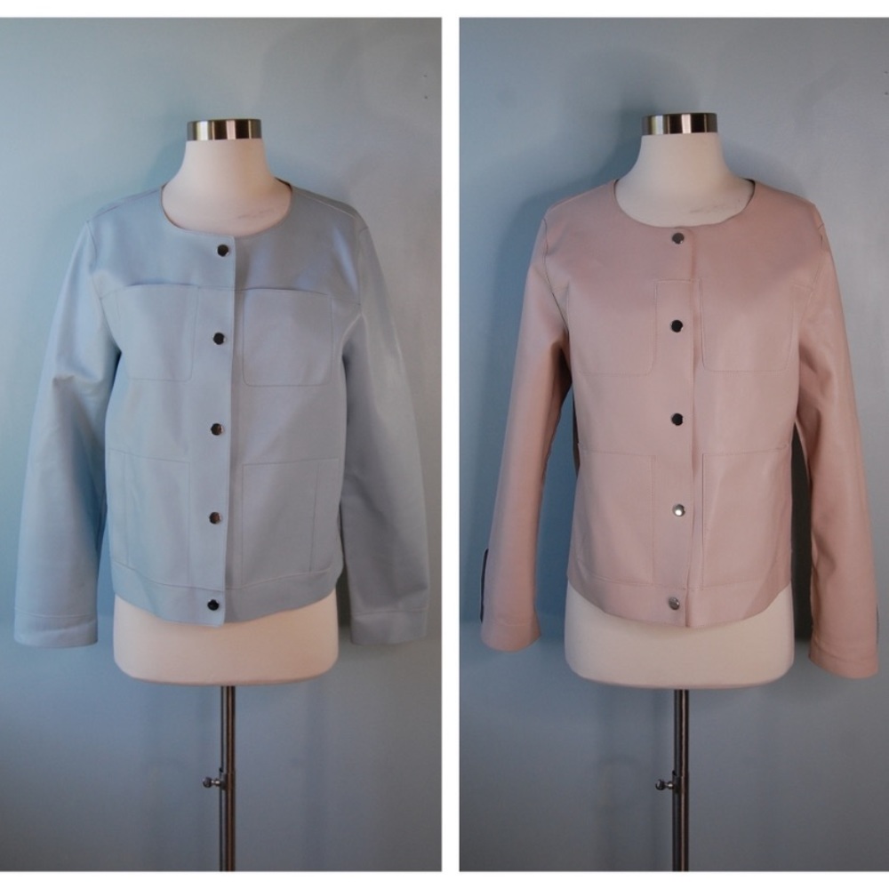 Final sale! Bagatelle Faux leath Reversible jacket